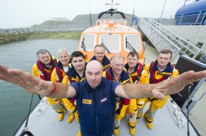 Steve Redmond at RNLI Baltimore Lifeboat Station on board the Tamar class 'Alan Massey'
